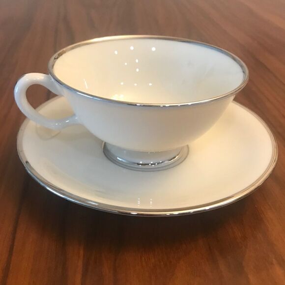 Lenox Montclair Footed Cup  and Saucer - Picture 1 of 5